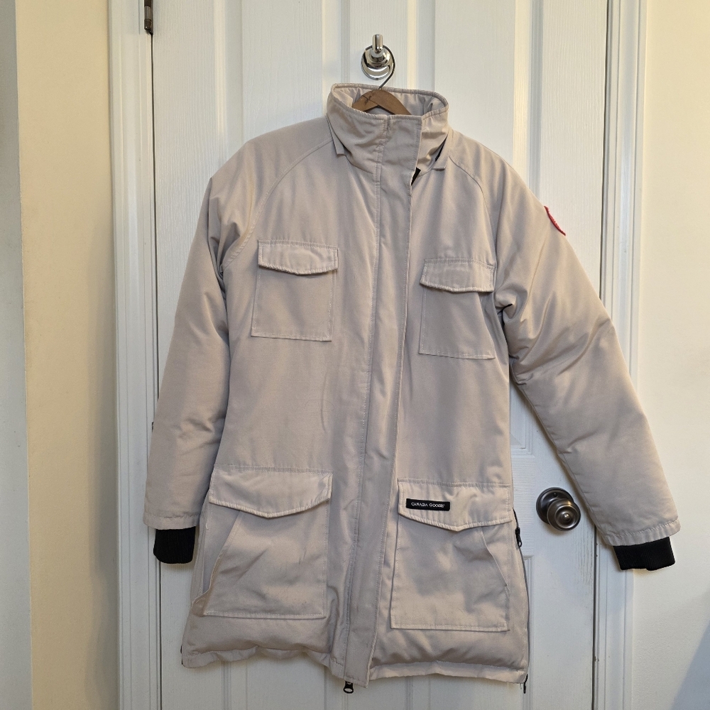 CANADA GOOSE | Cream Expedition Parka – Women’s XL - Picture 3 of 14